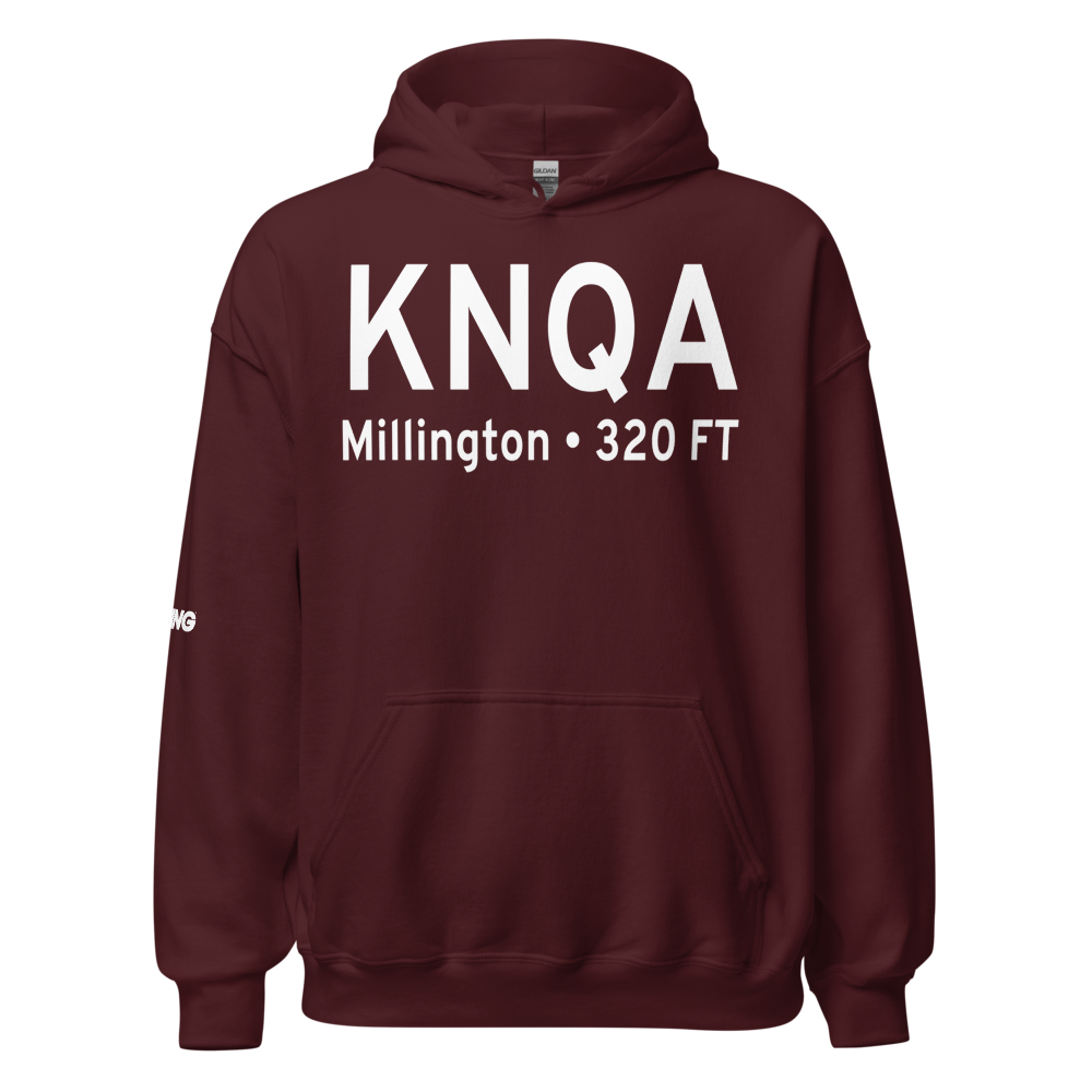 Millington-Memphis Airport (KNQA) ICAO Hoodie Sweatshirt 