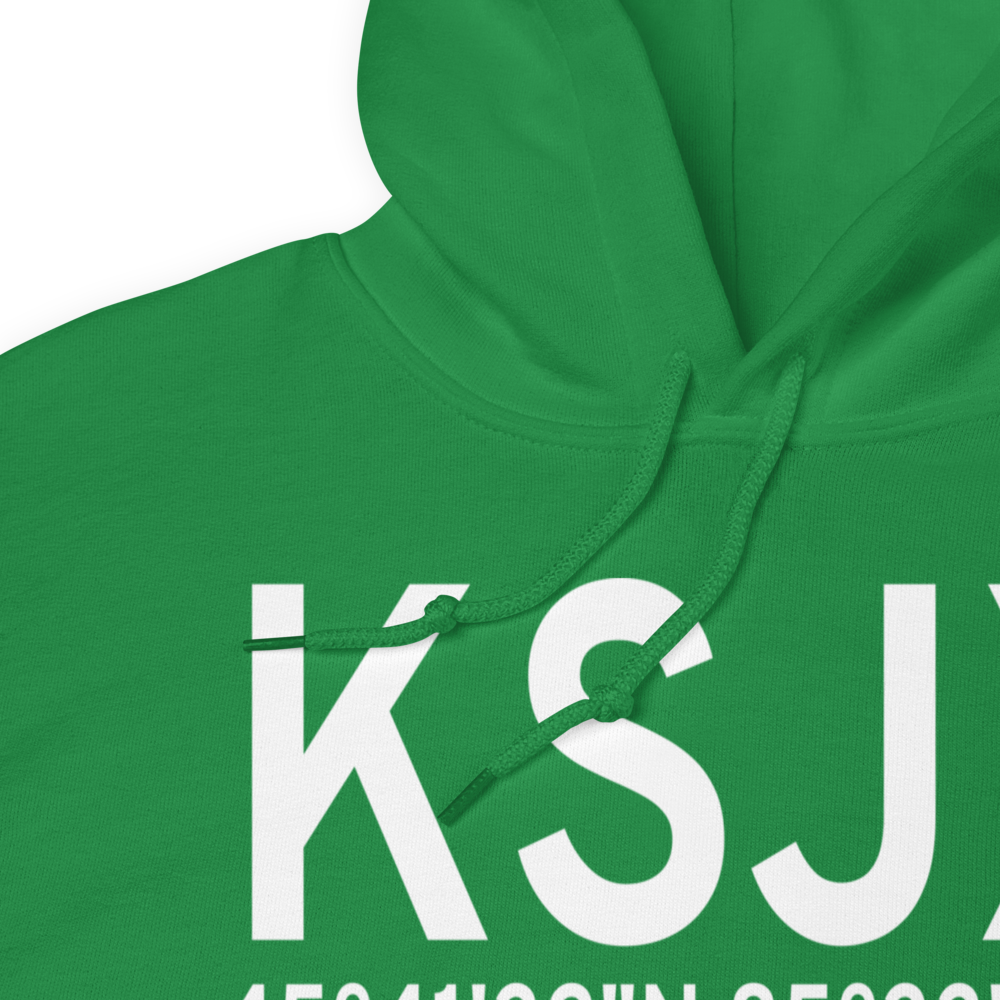 Beaver Island Airport (KSJX) ICAO Hoodie Sweatshirt 