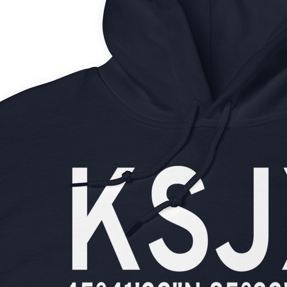 Beaver Island Airport (KSJX) ICAO Hoodie Sweatshirt 