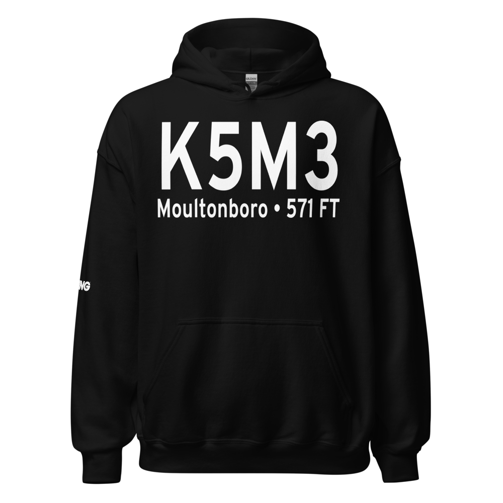 Moultonboro Airport (K5M3) ICAO Hoodie Sweatshirt 