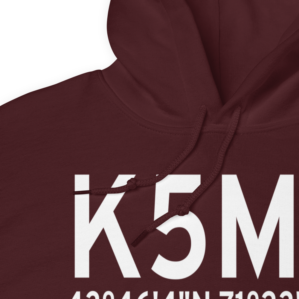 Moultonboro Airport (K5M3) ICAO Hoodie Sweatshirt 