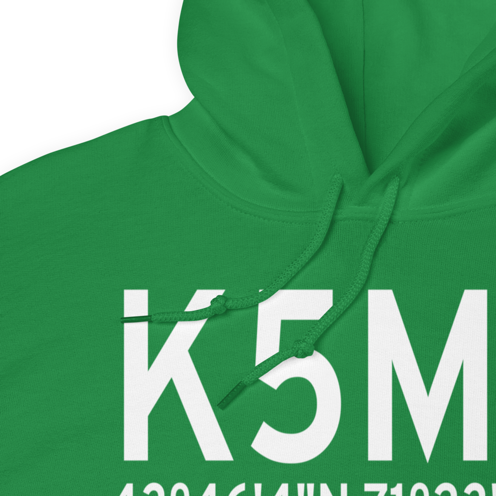 Moultonboro Airport (K5M3) ICAO Hoodie Sweatshirt 