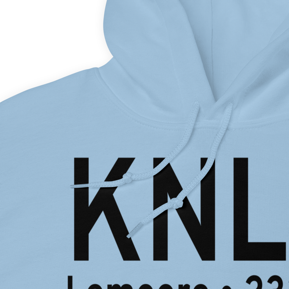 Lemoore Naval Air Station (Reeves Field) Airport (KNLC) ICAO Hoodie Sweatshirt 
