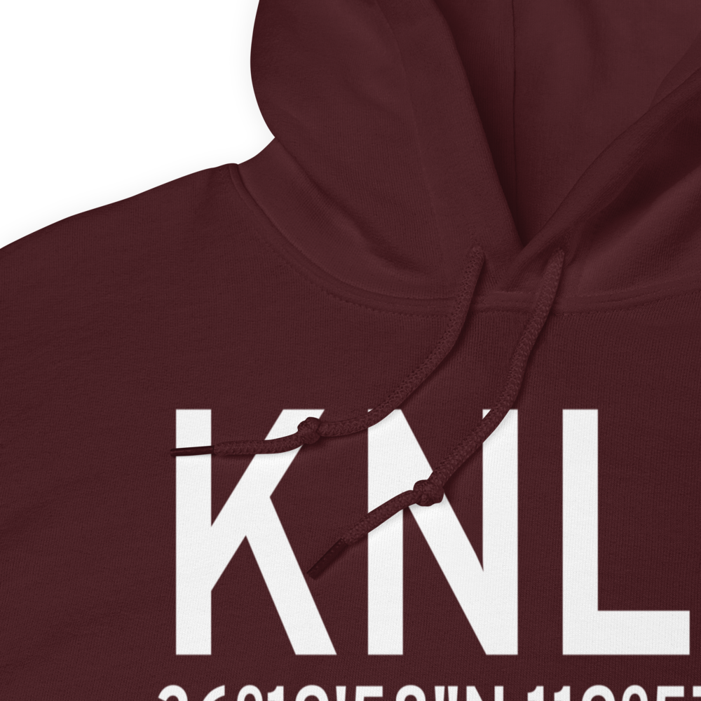 Lemoore Naval Air Station (Reeves Field) Airport (KNLC) ICAO Hoodie Sweatshirt 
