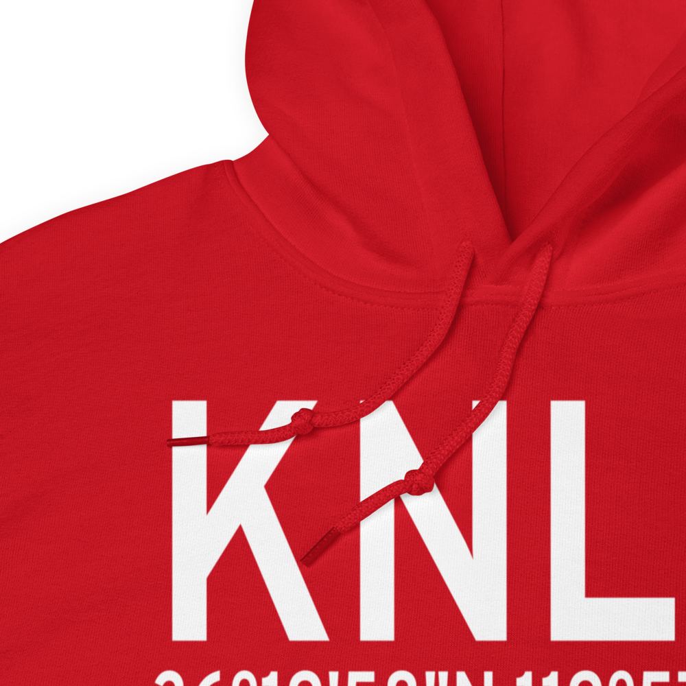 Lemoore Naval Air Station (Reeves Field) Airport (KNLC) ICAO Hoodie Sweatshirt 