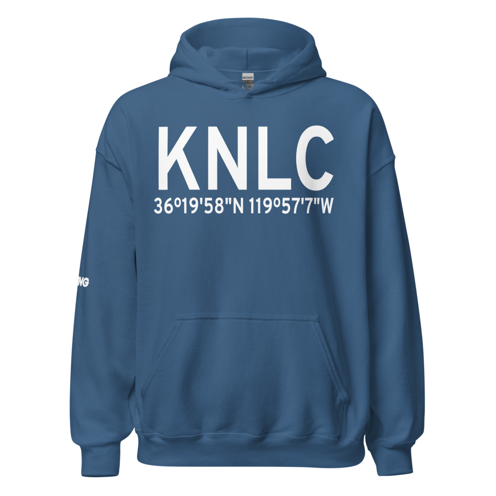 Lemoore Naval Air Station (Reeves Field) Airport (KNLC) ICAO Hoodie Sweatshirt 