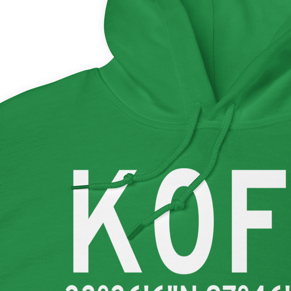 Bowie Municipal Airport (K0F2) ICAO Hoodie Sweatshirt 