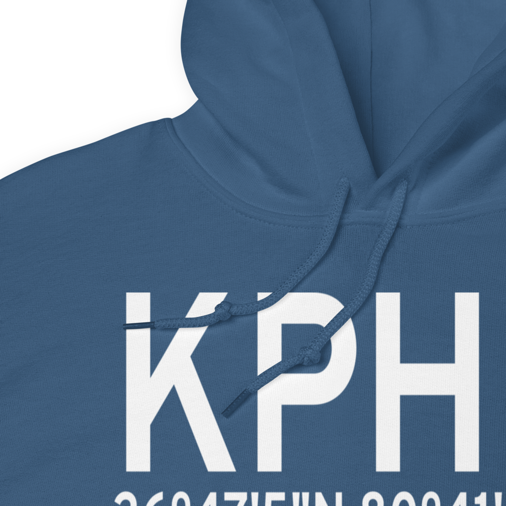 Palm Beach County Glades Airport (KPHK) ICAO Hoodie Sweatshirt 