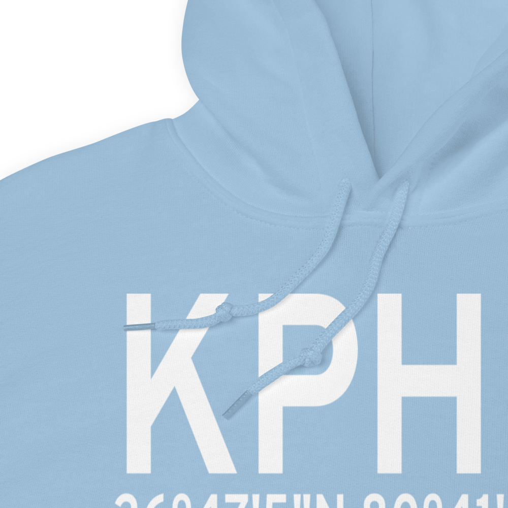 Palm Beach County Glades Airport (KPHK) ICAO Hoodie Sweatshirt 