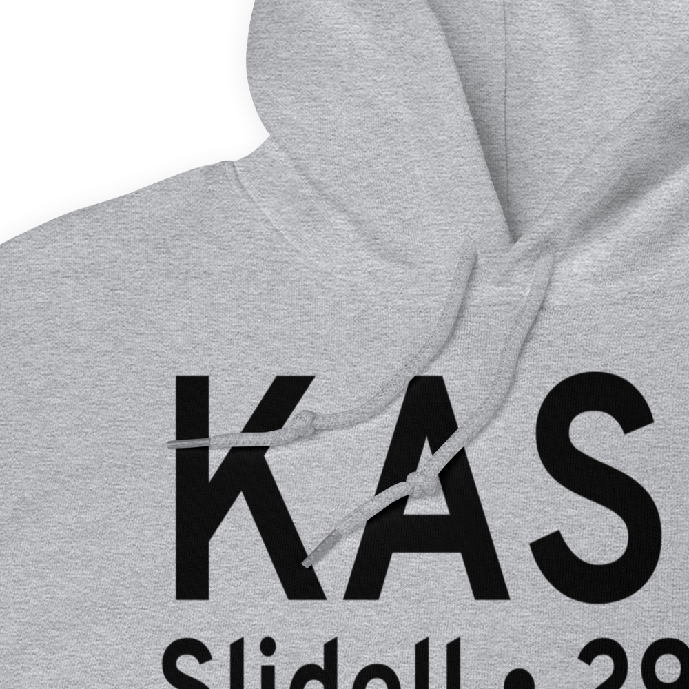 Slidell Airport (KASD) ICAO Hoodie Sweatshirt 