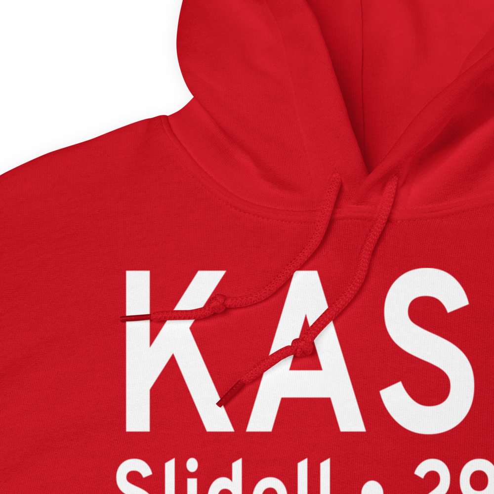 Slidell Airport (KASD) ICAO Hoodie Sweatshirt 