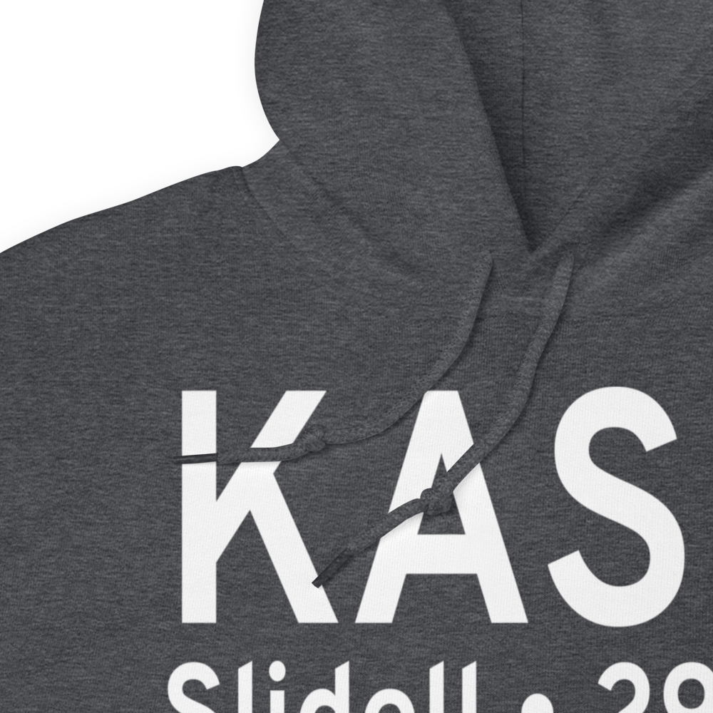 Slidell Airport (KASD) ICAO Hoodie Sweatshirt 