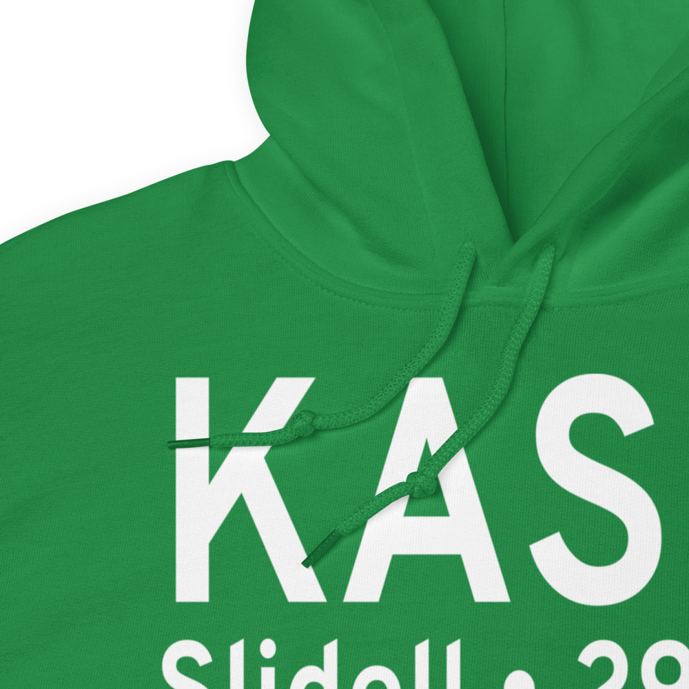 Slidell Airport (KASD) ICAO Hoodie Sweatshirt 