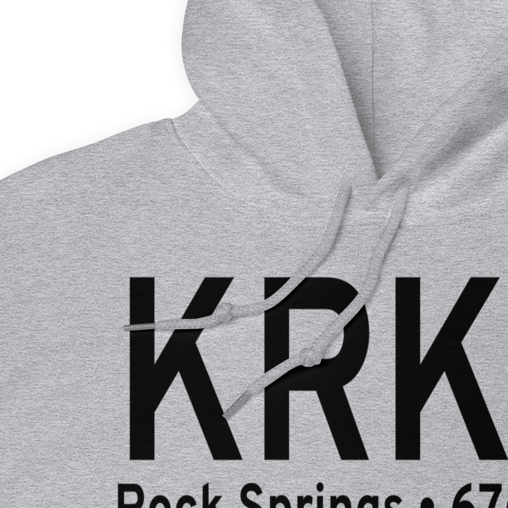 Southwest Wyoming Regional Airport (KRKS) ICAO Hoodie Sweatshirt 