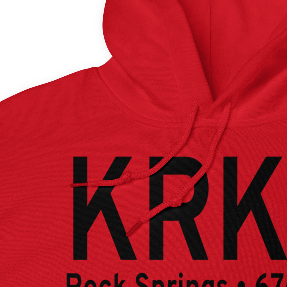 Southwest Wyoming Regional Airport (KRKS) ICAO Hoodie Sweatshirt 