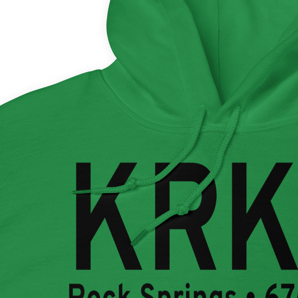 Southwest Wyoming Regional Airport (KRKS) ICAO Hoodie Sweatshirt 