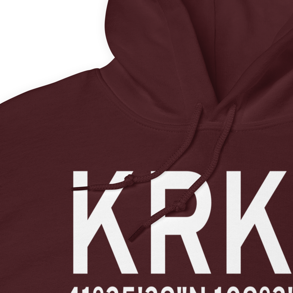 Southwest Wyoming Regional Airport (KRKS) ICAO Hoodie Sweatshirt 