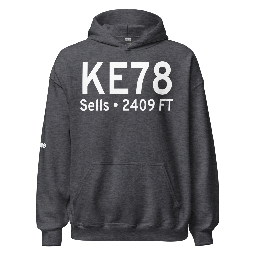 Sells Airport (KE78) ICAO Hoodie Sweatshirt 