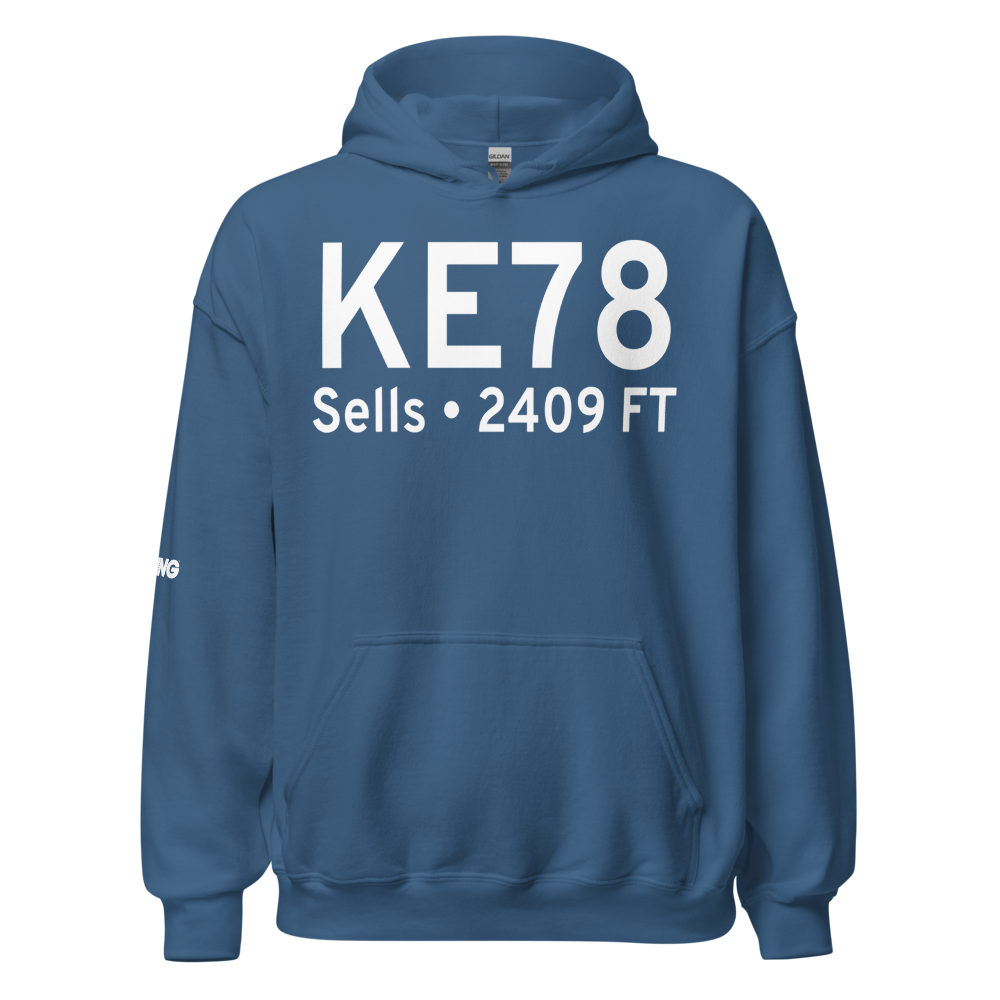Sells Airport (KE78) ICAO Hoodie Sweatshirt 