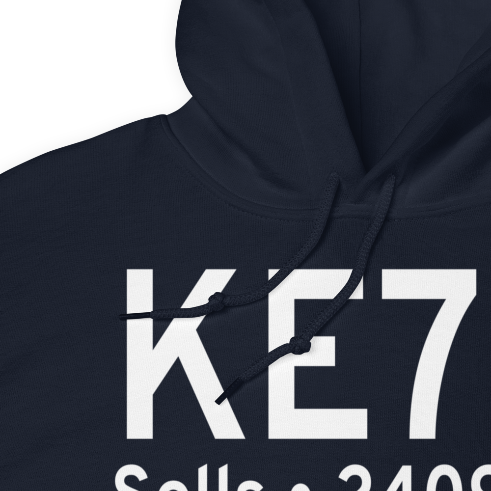 Sells Airport (KE78) ICAO Hoodie Sweatshirt 