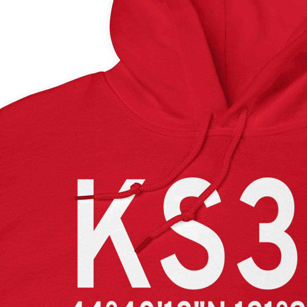 Madras Municipal Airport (KS33) ICAO Hoodie Sweatshirt 