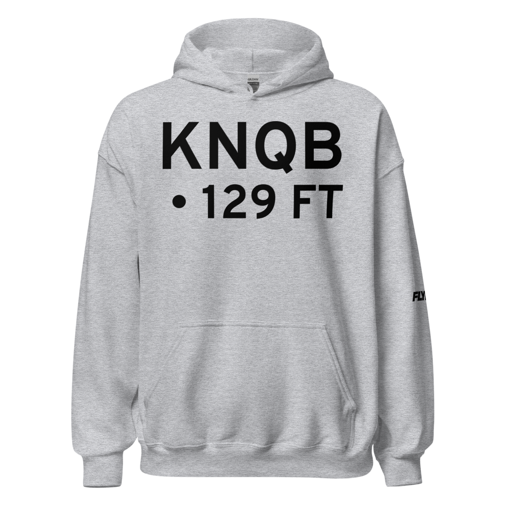 Silverhill Nolf Airport (KNQB) ICAO Hoodie Sweatshirt 