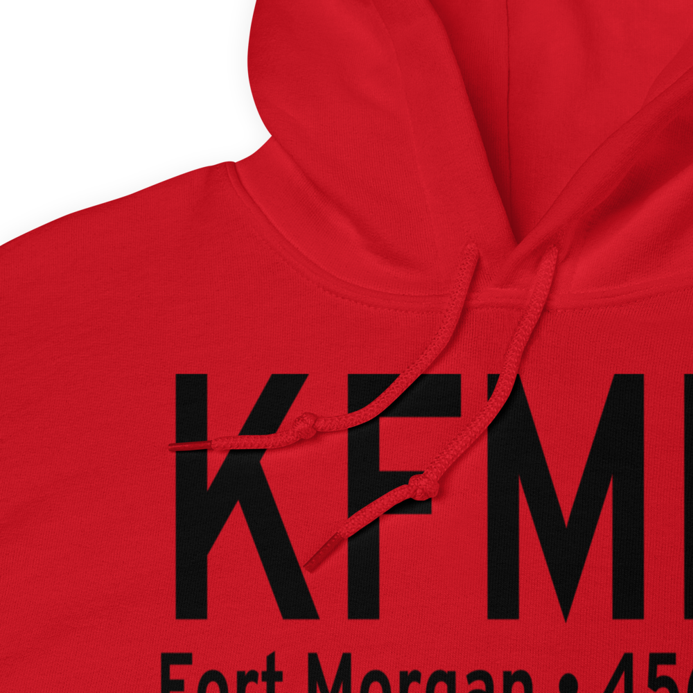 Fort Morgan Municipal Airport (KFMM) ICAO Hoodie Sweatshirt 