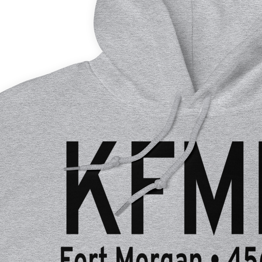 Fort Morgan Municipal Airport (KFMM) ICAO Hoodie Sweatshirt 