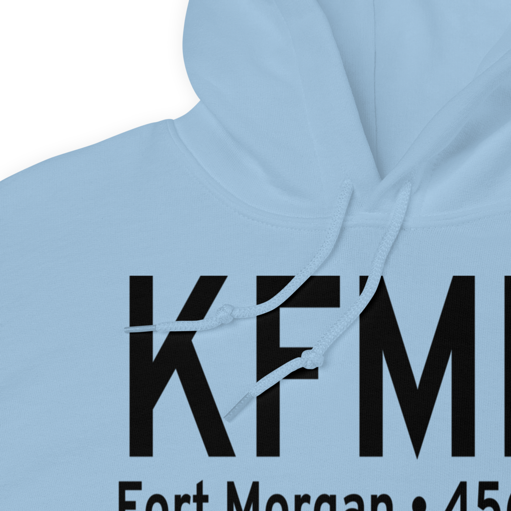Fort Morgan Municipal Airport (KFMM) ICAO Hoodie Sweatshirt 