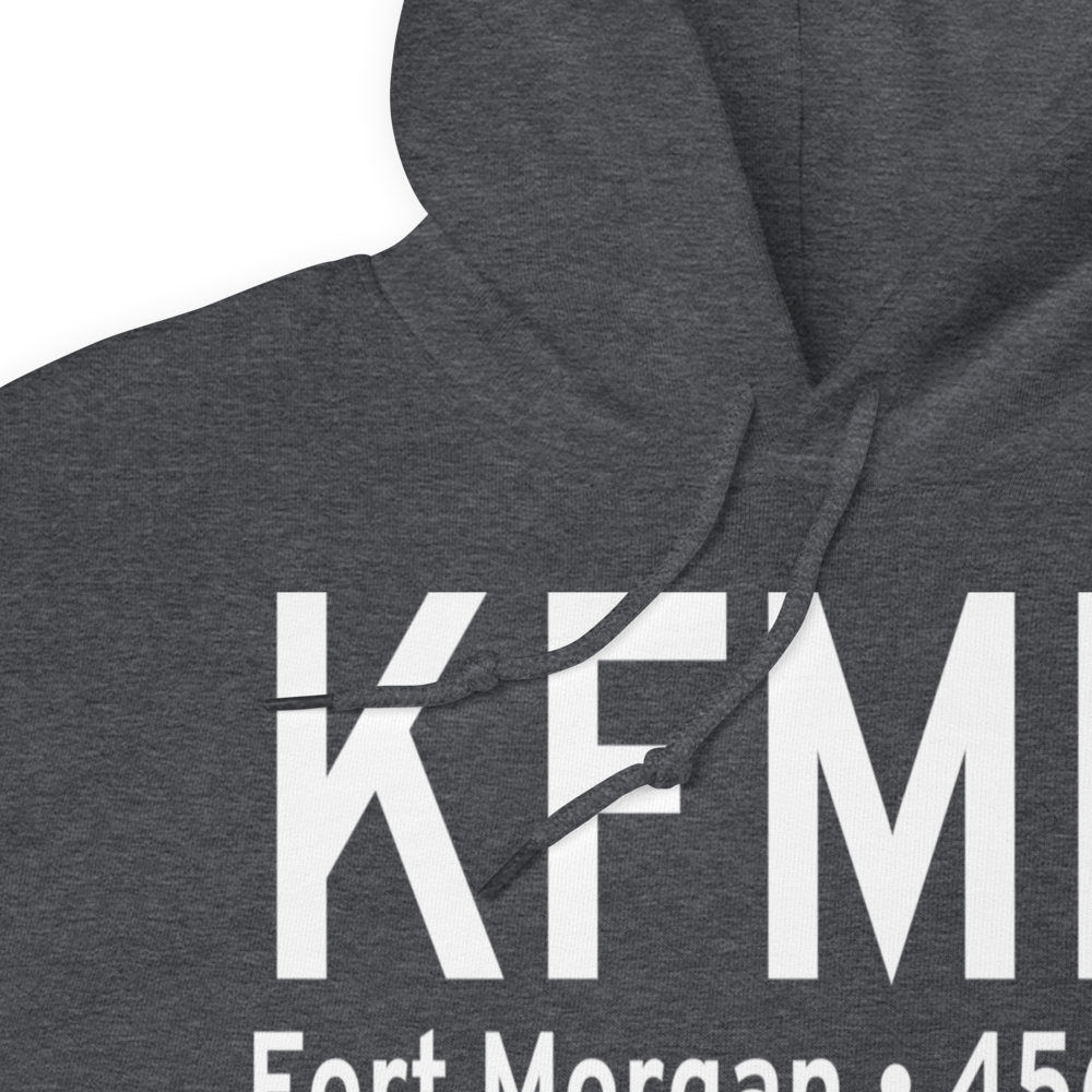 Fort Morgan Municipal Airport (KFMM) ICAO Hoodie Sweatshirt 