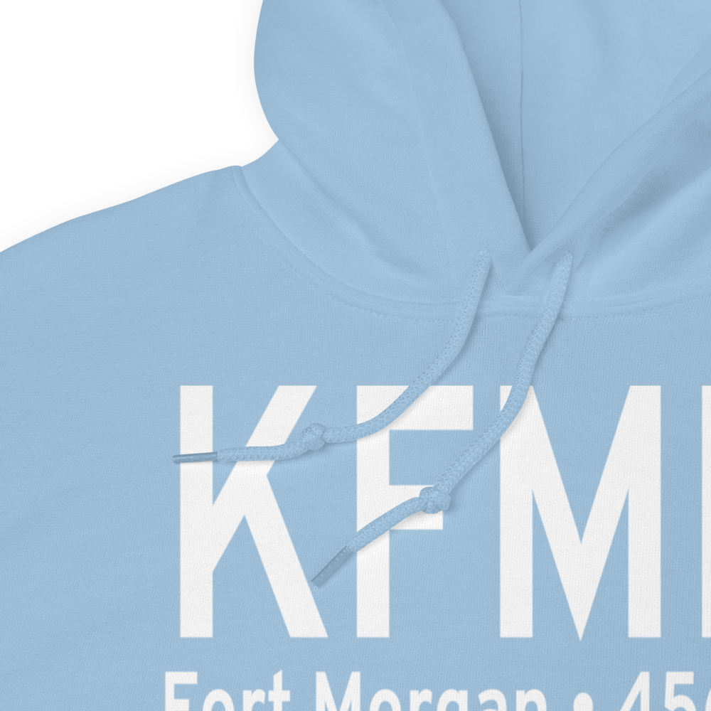 Fort Morgan Municipal Airport (KFMM) ICAO Hoodie Sweatshirt 