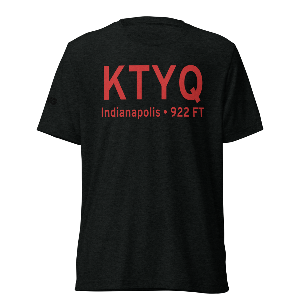 Indianapolis Executive Airport (KTYQ) ICAO Tri-blend T-Shirt 