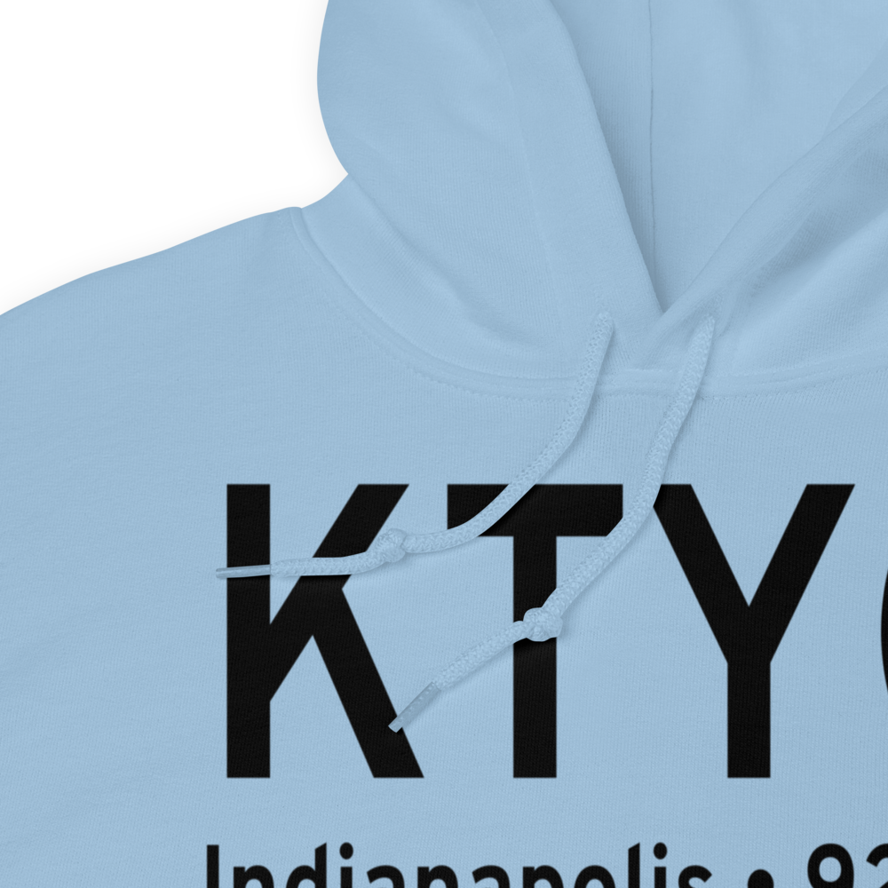 Indianapolis Executive Airport (KTYQ) ICAO Hoodie Sweatshirt 