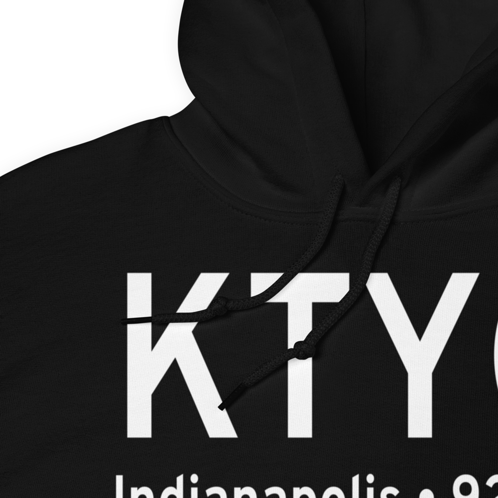 Indianapolis Executive Airport (KTYQ) ICAO Hoodie Sweatshirt 