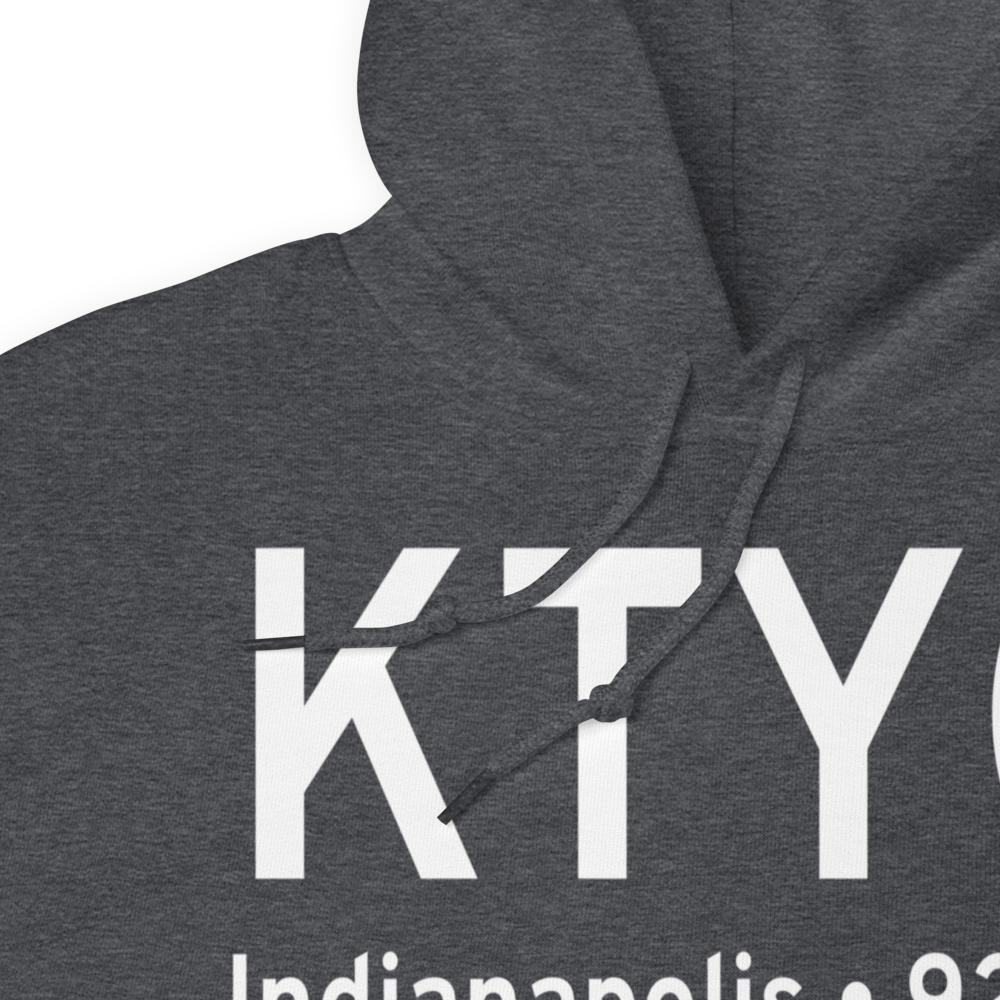 Indianapolis Executive Airport (KTYQ) ICAO Hoodie Sweatshirt 