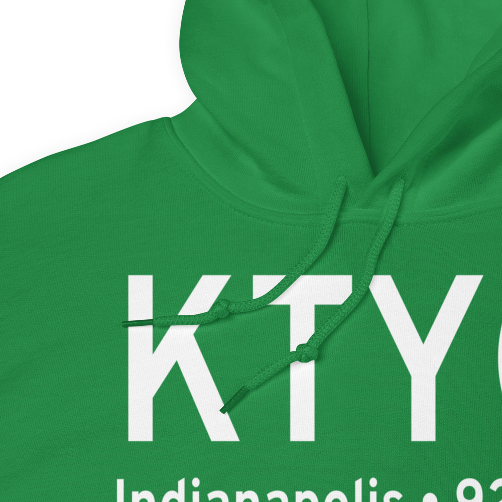 Indianapolis Executive Airport (KTYQ) ICAO Hoodie Sweatshirt 