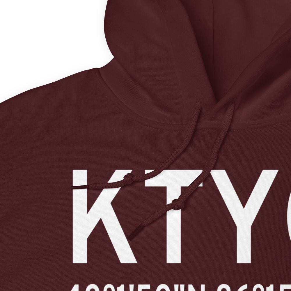 Indianapolis Executive Airport (KTYQ) ICAO Hoodie Sweatshirt 