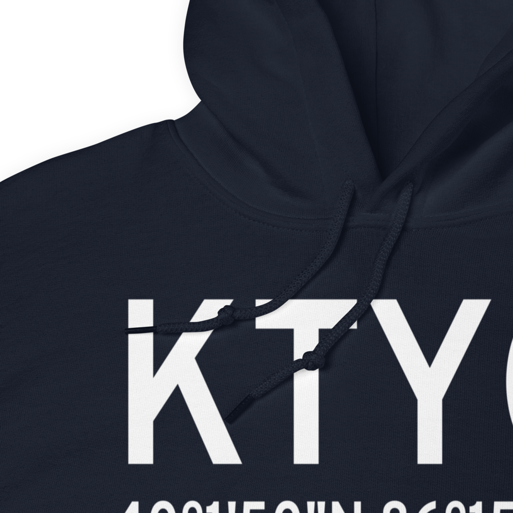 Indianapolis Executive Airport (KTYQ) ICAO Hoodie Sweatshirt 