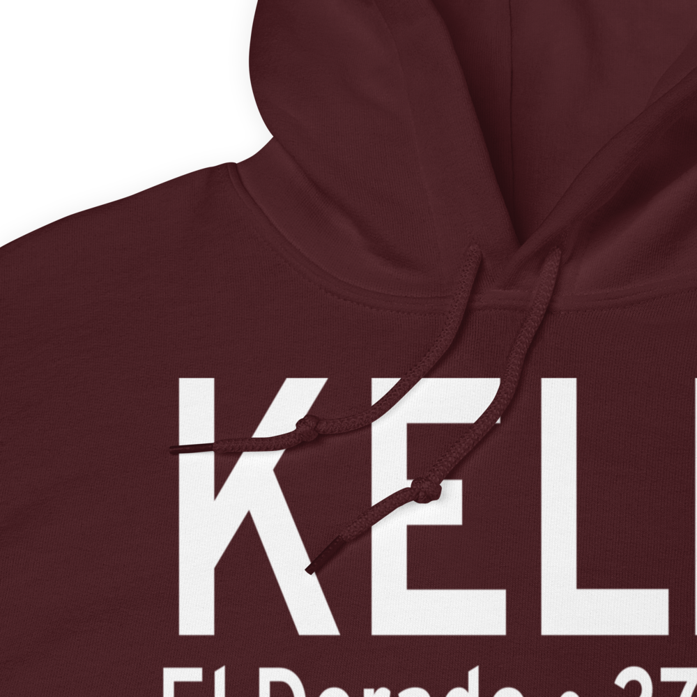 South Arkansas Regional At Goodwin Field (KELD) ICAO Hoodie Sweatshirt 