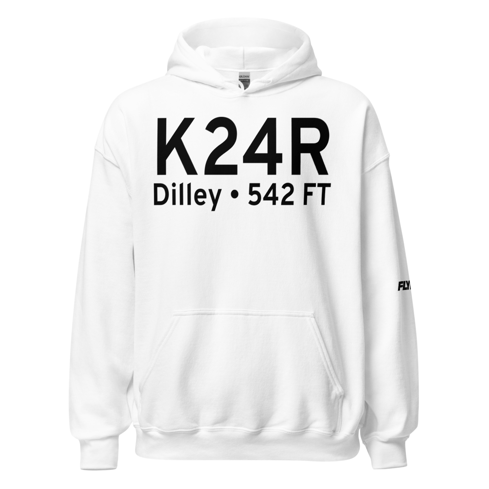 Dilley Airpark (K24R) ICAO Hoodie Sweatshirt 