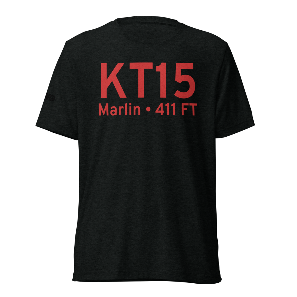 Marlin Airport (KT15) ICAO Tri-blend T-Shirt 