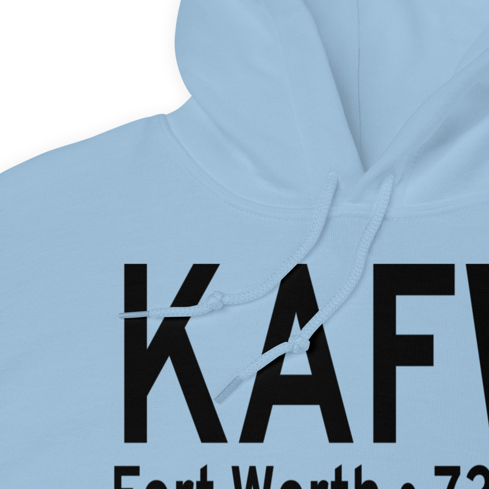 Fort Worth Alliance Airport (KAFW) ICAO Hoodie Sweatshirt 