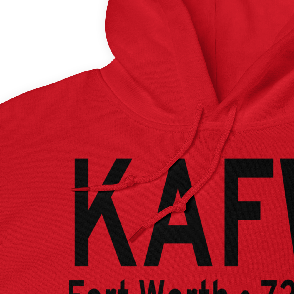 Fort Worth Alliance Airport (KAFW) ICAO Hoodie Sweatshirt 