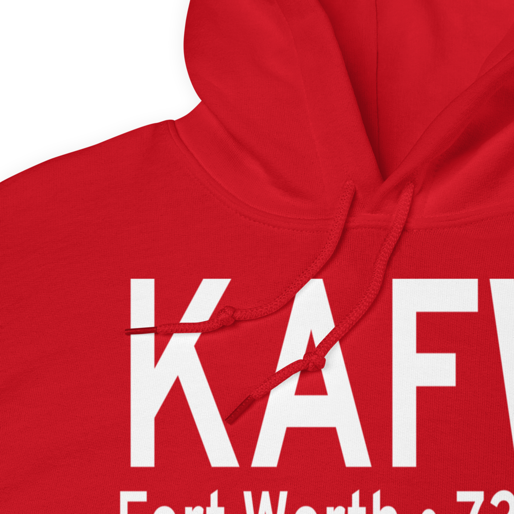 Fort Worth Alliance Airport (KAFW) ICAO Hoodie Sweatshirt 