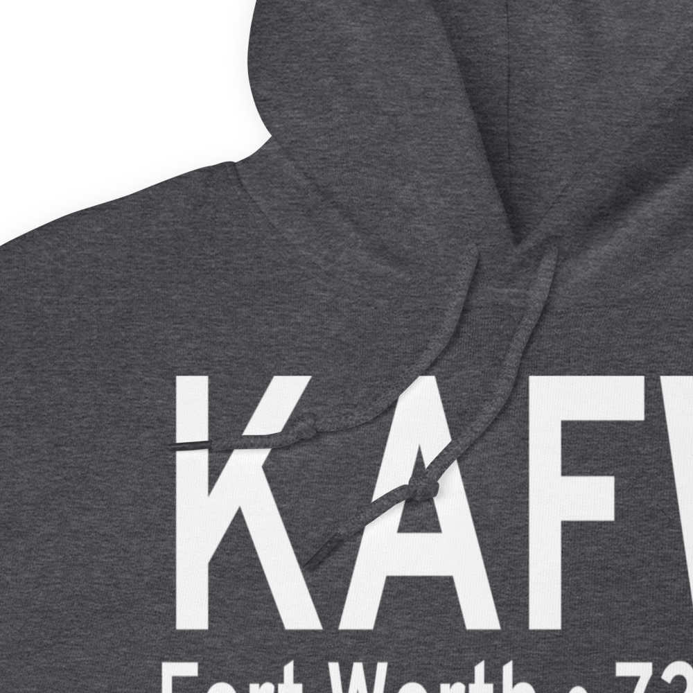 Fort Worth Alliance Airport (KAFW) ICAO Hoodie Sweatshirt 