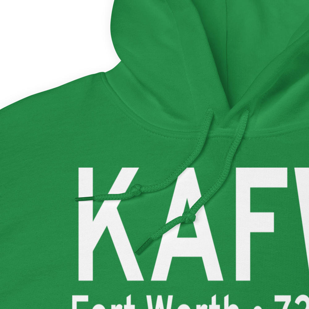 Fort Worth Alliance Airport (KAFW) ICAO Hoodie Sweatshirt 