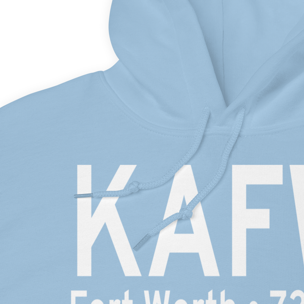 Fort Worth Alliance Airport (KAFW) ICAO Hoodie Sweatshirt 