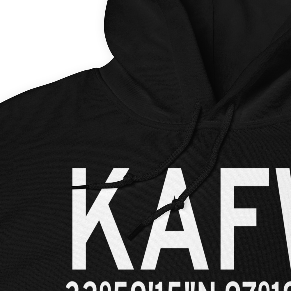Fort Worth Alliance Airport (KAFW) ICAO Hoodie Sweatshirt 