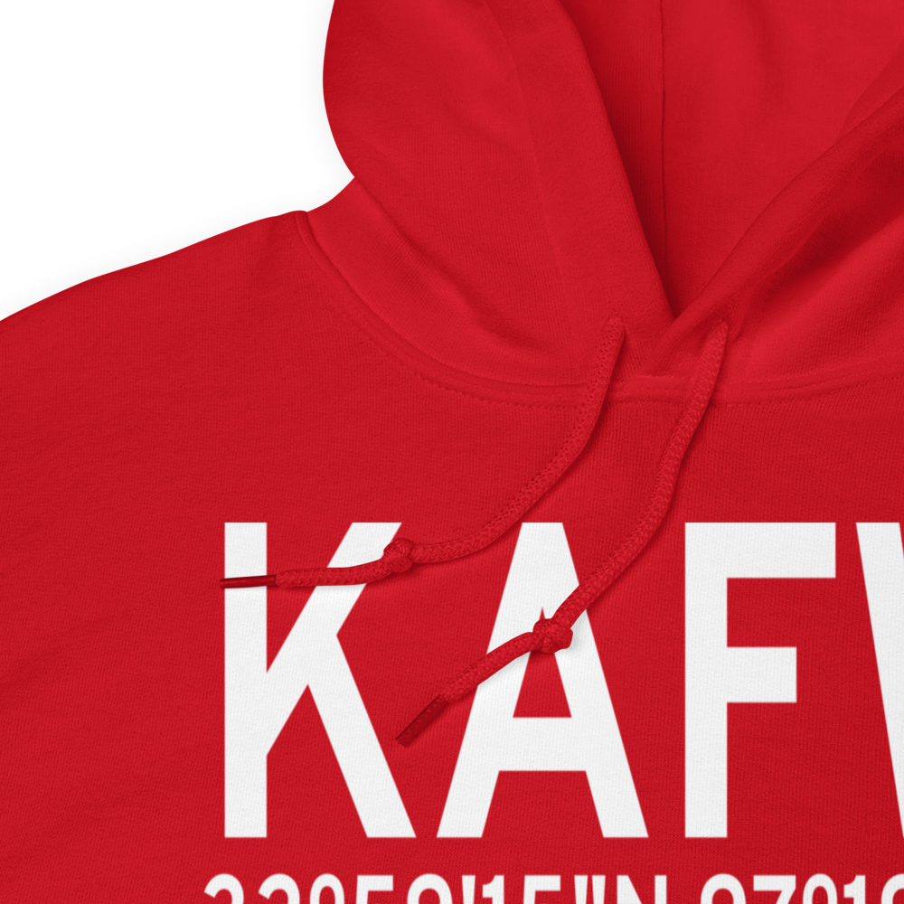 Fort Worth Alliance Airport (KAFW) ICAO Hoodie Sweatshirt 
