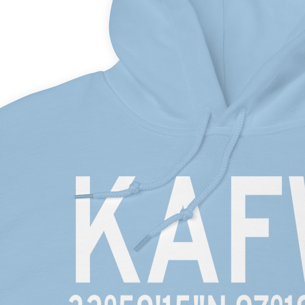 Fort Worth Alliance Airport (KAFW) ICAO Hoodie Sweatshirt 